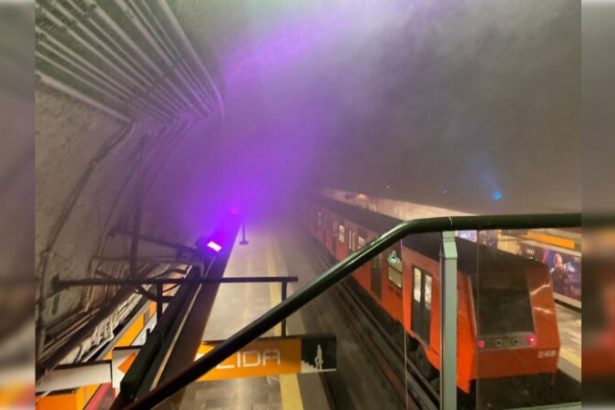 Al filo de las 11 horas de este lunes, en la estación Barranca del Muerto, de la Línea 7, otro hecho lamentable: 24 personas intoxicadas, tres de ellas graves,