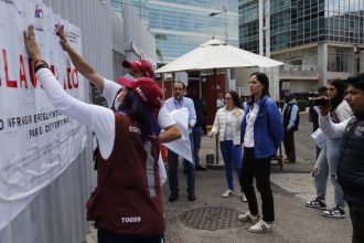 La alcaldesa Lía Limón encabezó la diligencia, y advirtió que no se van a permitir que se violenten las normas establecidas.