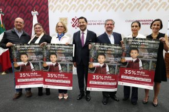 Los padres y madres de familia de un millón 250 mil niñas y niños de la Ciudad de México empezaron a recibir desde este martes los recursos correspondientes al Programa de “Uniformes y Útiles Escolares”, para el ciclo escolar 2023-2024, por lo cual se les entregarán entre 970 y mil 180 pesos, de acuerdo con el nivel de estudios en el que se encuentren.
