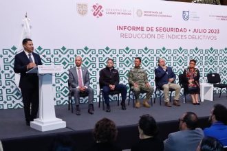 Como desde hace varias semanas, el jefe de Gobierno, Martí Batres, volvió a manifestar lo que consideró avances en favor del ciudadano. Se trató del “Informe de Seguridad julio 2023, Reducción de Índices Delictivos”,