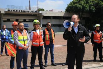 El alcalde de Benito Juárez y aspirante a la candidatura de la alianza PAN, PRI, PRD a la Jefatura de Gobierno de la Ciudad de México, Santiago Taboada dijo que en la oposición están concentrados en construir un candidato que represente a los habitantes de la Ciudad de México. FOTO: Alcaldía BJ