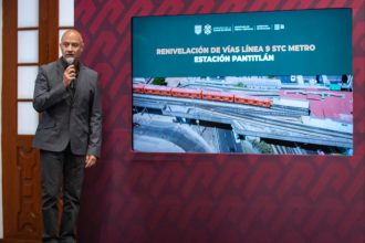 El secretario de Movilidad Andrés Lajous informó que, tres estaciones de la Línea 9 del Metro cerrarán durante cinco meses debido a la renivelación de las vías del tramo oriente. FOTO: GCDMX