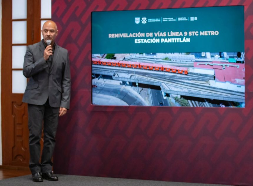 El secretario de Movilidad Andrés Lajous informó que, tres estaciones de la Línea 9 del Metro cerrarán durante cinco meses debido a la renivelación de las vías del tramo oriente. FOTO: GCDMX