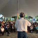 Hugo López Gatell consiguió dinero para su "campaña", prácticamente ya finalizadas las 4 semanas de asambleas informativas y reuniones con la militancia para los aspirantes a la candidatura de Morena para la Jefatura de Gobierno de la Ciudad de México. FOTO: X / Gatell