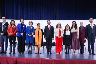 El Jefe de Gobierno, Martí Batres Guadarrama, encabezó el Informe Mensual de Resultados de la Alerta por Violencia contra las Mujeres de la Ciudad de México, donde destacó la reducción de 34 por ciento en los femicidios de enero a octubre de 2020, comparado con el mismo periodo de 2023. FOTO: GCDMX