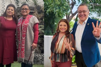 René Bejarano ya le terminó de escribir su carta a Santa Clos, que en el caso de Morena CDMX se adelantará y llegará el 22 de diciembre: quiere las dos principales Alcaldías de la capital, Iztapalapa y Cuauhtémoc. ¿Y su nieve de qué sabor?, dicen. FOTO: X / Aleida Alavez – X / Gabriel García