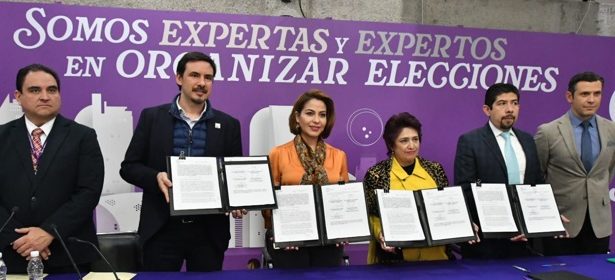El Instituto Electoral de la Ciudad de México (IECM) dispondrá de 25 millones 180 mil 150 documentos, entre boletas, actas y documentación auxiliar, que serán impresos por Talleres Gráficos de México (TGM), para el proceso electoral del próximo 2 de junio. FOTO: IECM
