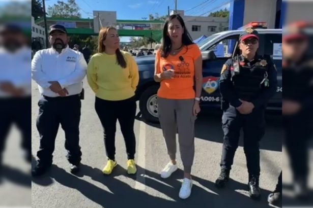 Con el firme compromiso de mantener entornos educativos seguros y proteger a los estudiantes de cualquier situación de riesgo, la alcaldesa Lía Limón pone en marcha el operativo “Blindamos tu regreso a clases”. FOTO: Especial