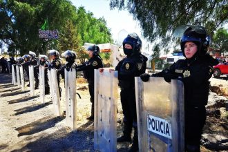 Con el objetivo de contener el crecimiento de la mancha urbana en Áreas Naturales Protegidas de la demarcación, se implementó un fuerte operativo en el ejido conocido como “Las Tablas”.  FOTOS: Especial
