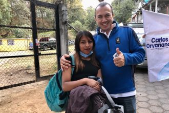 "Escudo Escolar Cuajimalpa" es la aplicación a través de la cual, Carlos Orvañanos, candidato del PAN, PRI y PRD, prometió reducir el ausentismo escolar que pone en riesgo a los estudiantes ante al crimen organizado. FOTO: Especial