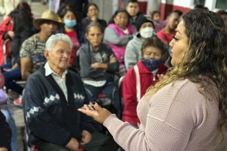 La candidata a diputada local por el Distrito 12 con cabecera en la Alcaldía Cuauhtémoc destaca la necesidad de promover campañas de salud para prevención y tratamiento de cáncer de mama y cervicouterino, así como promover acciones legislativas en pro de niñas, niños y jóvenes diagnosticados con cáncer. FOTO: Especial