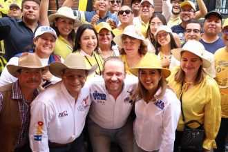 La esperanza ya cambió de manos y por eso vamos a ganar en las próximas elecciones del 2 de junio, aseguró la candidata a la alcaldía de Tlalpan, Alfa González durante su participación en la celebración del 35 aniversario del Partido de la Revolución Democrática (PRD). FOTO: Especial