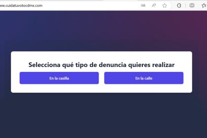 En una iniciativa ciudadana, se creó un sitio web para cuidar el voto de los chilangos, y que la gente en tiempo real presente denuncias sobre irregularidades durante el proceso electoral de este domingo. FOTO: Tomada de www.cuidatuvotocdmx.com