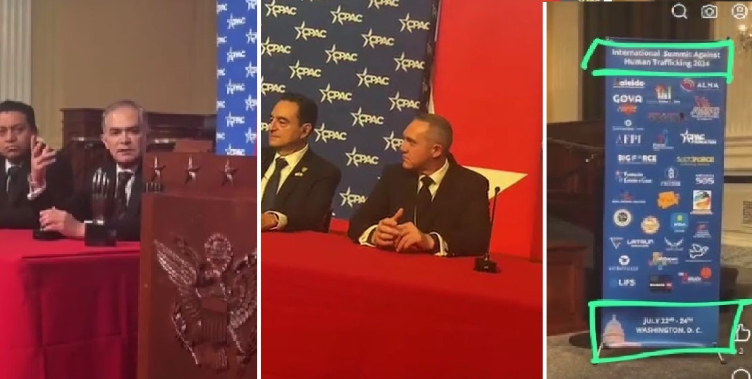 Al parecer, algo no anda nada bien entre la virtual presidenta electa, Claudia Sheinbaum y el ex alcalde de Cuajimalpa, Adrián Rubalcava, pues en una conferencia en que participó con la ultraderecha de Estados Unidos, no habló bien de ella. FOTOS: RRSS