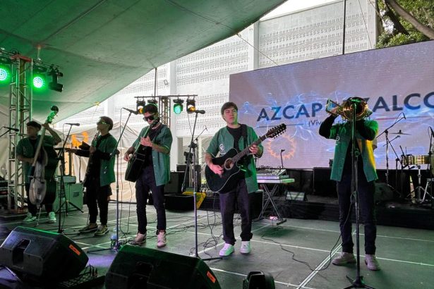 En el marco del Festival de las Juventudes organizado hoy por la Alcaldía Azcapotzalco, en conmemoración del Día Mundial de la Juventud, la alcaldesa Margarita Saldaña Hernández subrayó la importancia de reconocer el papel fundamental que los jóvenes desempeñan. FOTO: Especial