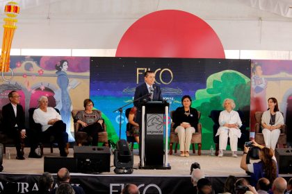  Giovani Gutiérrez Inaugura la 4ta Feria Internacional del Libro en Coyoacán. FOTO: Especial