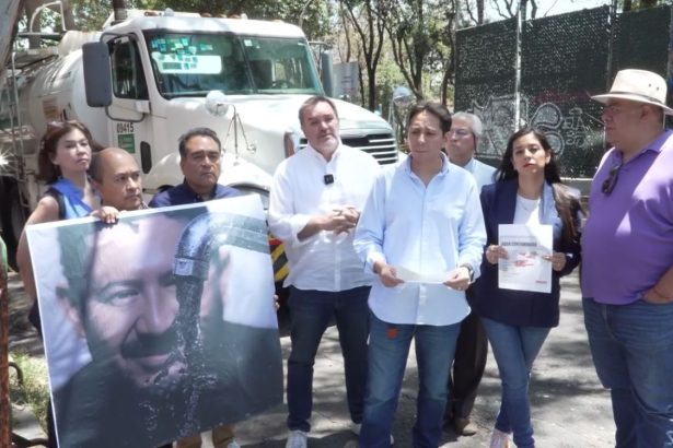 El PAN CDMX manifestó hoy su respaldo a las y los vecinos de las nueve colonias de la alcaldía Benito Juárez afectadas por el agua contaminada durante la gestión de Martí Batres como jefe de Gobierno. FOTO: Especial