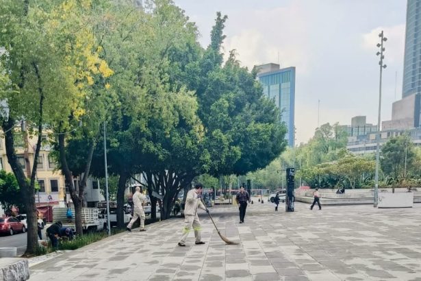 El Gobierno de la Alcaldía Cuauhtémoc, encabezado por la alcaldesa Alessandra Rojo de la Vega, reafirma su compromiso con la recuperación del espacio público y la defensa del patrimonio cultural con acciones en el Monumento a la Madre. FOTOS: Especial