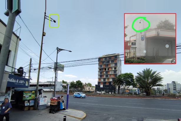 En la Fiscalía General de Justicia de la CDMX nos confirman que el Metro les hizo llegar ayer al filo de las 15:00 horas, de manera formal, dos videos –de dos cámaras– que seguramente pueden aportar elementos para la investigación del caso. FOTOS: CDMX Magacín y Google Maps