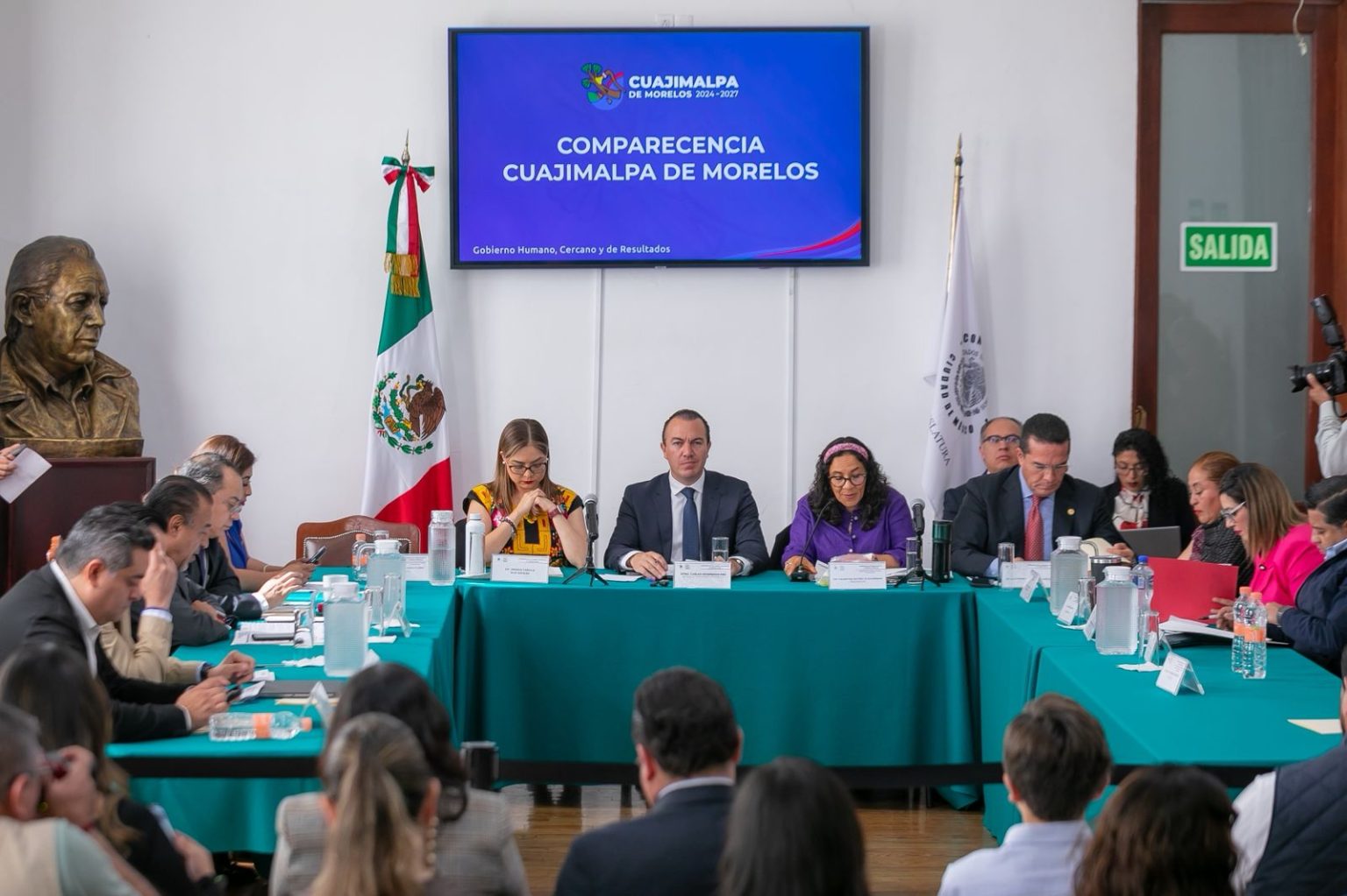 Carlos Orvañanos destacó avances en materia social: “Tarjeta Madre”, “Juventud Cuajimalpa”, “Enchúlame el Changarro”, “Alimentación de CENDIS” y “Salud para mi Familia". FOTO: Especial